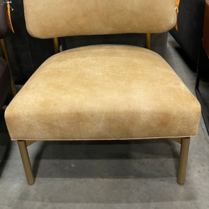 Luxurious Mitchell Gold + Bob Williams Remy Leather Occasional Chair, perfect for designer chair liquidation.